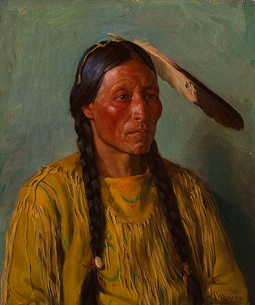 Portrait of Taos Indian